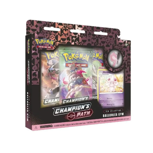 Pokemon TCG: Champions Path Pin Collection Ballonlea Gym