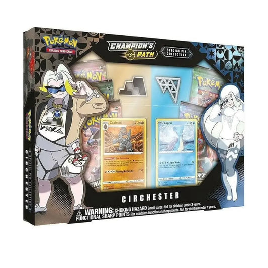 Pokemon TCG: Champions Path Special Pin Collection Box Circhester