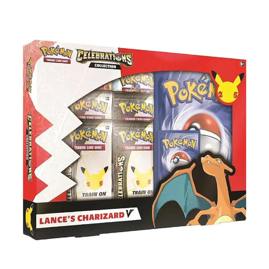 Pokemon TCG: Celebrations Collection Box - Lance's  Charizard V