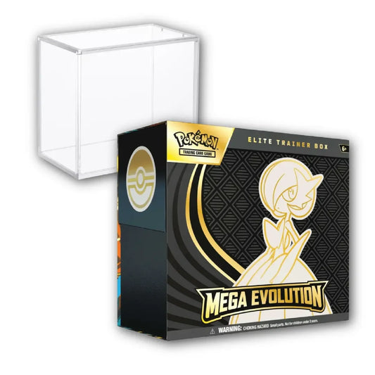 Pokemon TCG: Mega Evolution - Elite Trainer Box (Gardevoir) + Acrylic Display Case Bundle