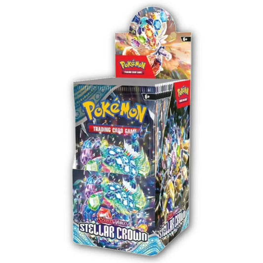 Pokemon TCG: Stellar Crown - Half Booster Box (18 Packs)