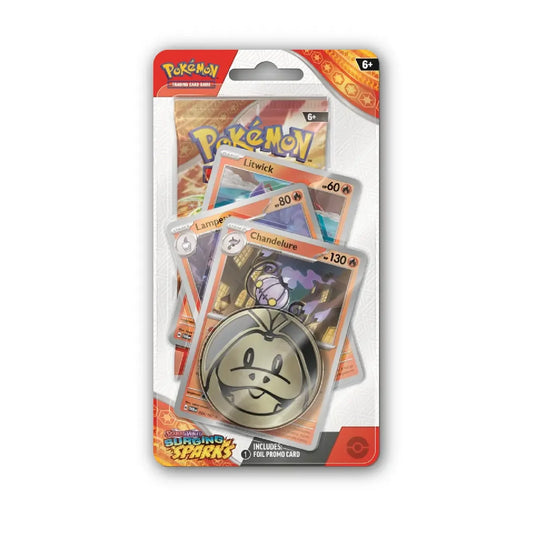 Pokemon TCG: Surging Sparks - Premium Checklane Blister - Chandelure Promo