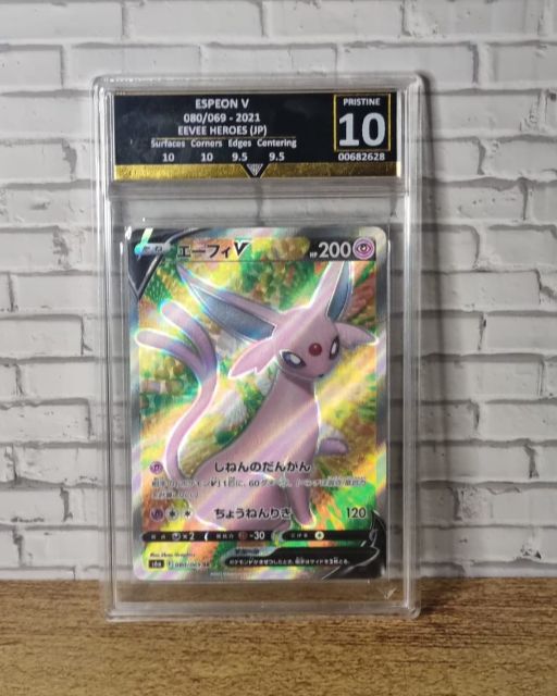 2021 POKEMON JPN.SWSH : ESPEON V : EEVEE HEROES (JP) : PRISTINE 10