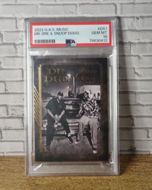 2022 G.A.S. MUSIC : DR. DRE & SNOOP DOGG : #DS1 : GEM MT 10