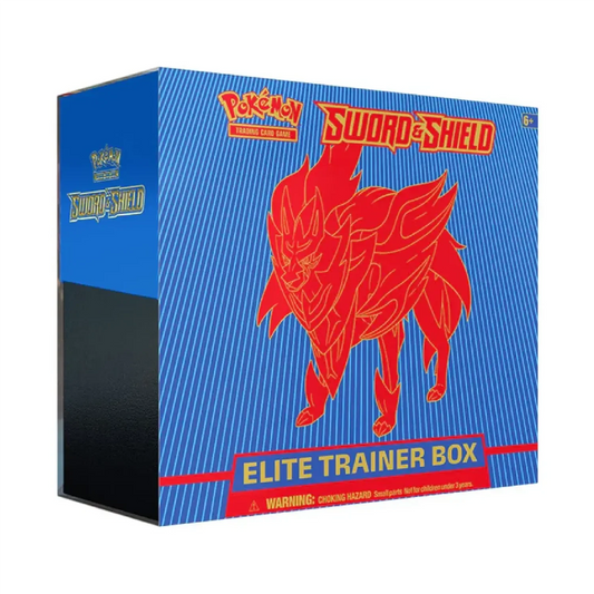 Pokemon TCG: Sword & Shield Base Elite Trainer Box Zamazenta