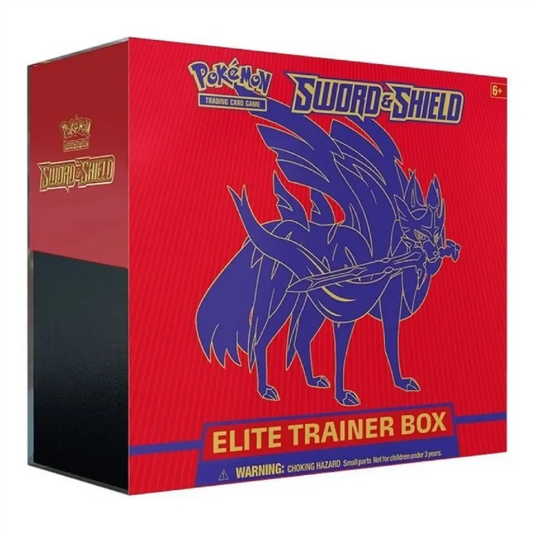 Pokemon TCG: Sword & Shield Base Elite Trainer Box Zacian